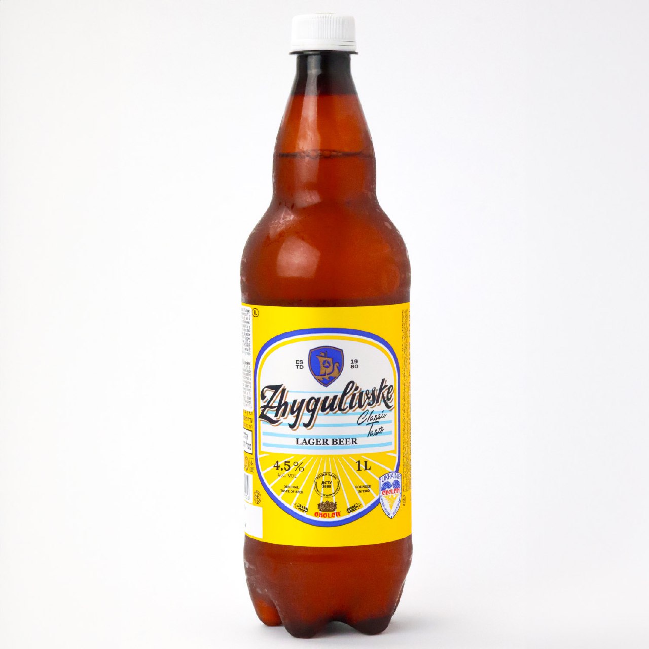 Light beer "Zhigulivske" pasteurized